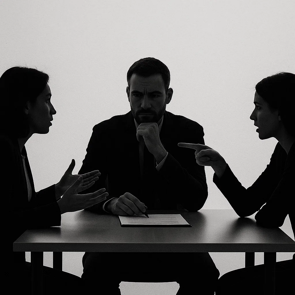 dispute resolution silhouette